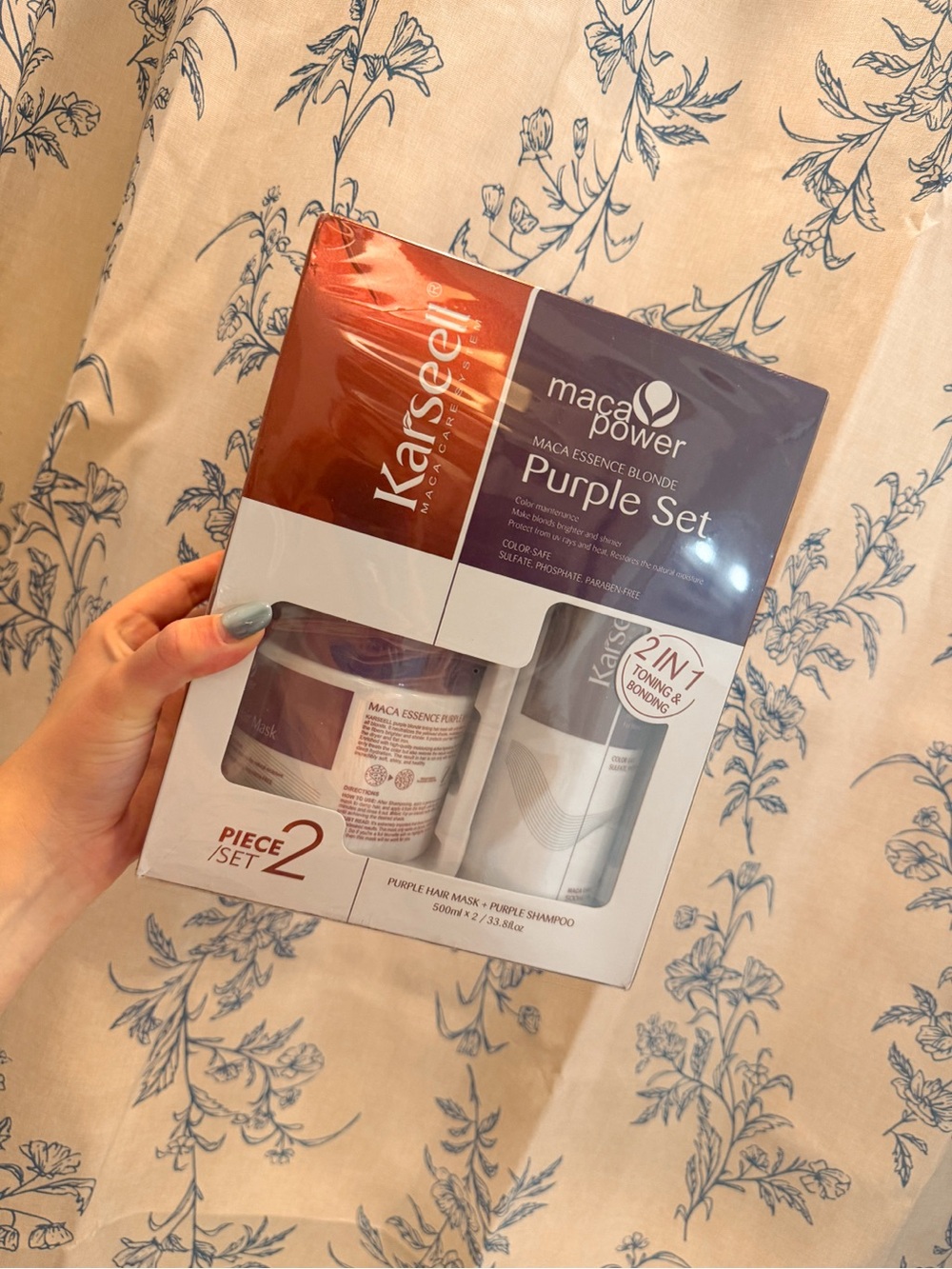 Karseell Maca Power Purple Set - Purple & White Hair Care Duo